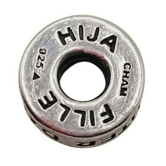 Chamilia A Swarovski Co. Daughter Charm Hija Fille 925 Sterling Silver Signed - Picture 4 of 6